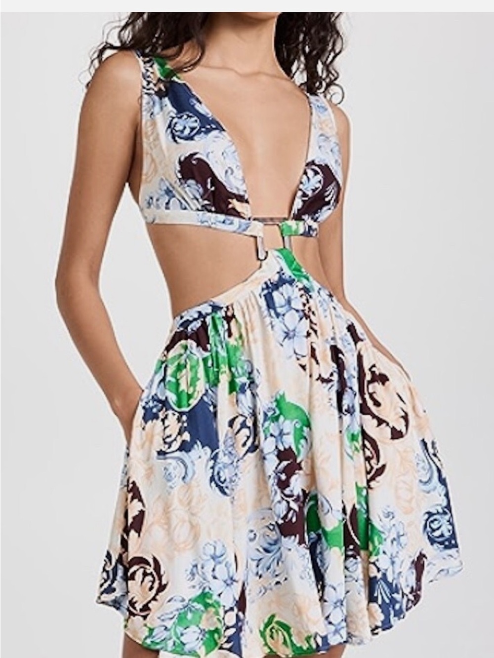 Agua Bendita Gillian Cardumen Mini Dress